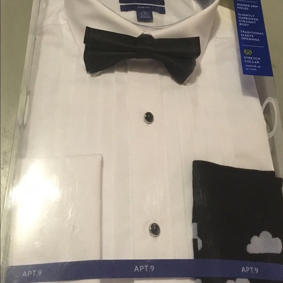 kohls tuxedo shirt
